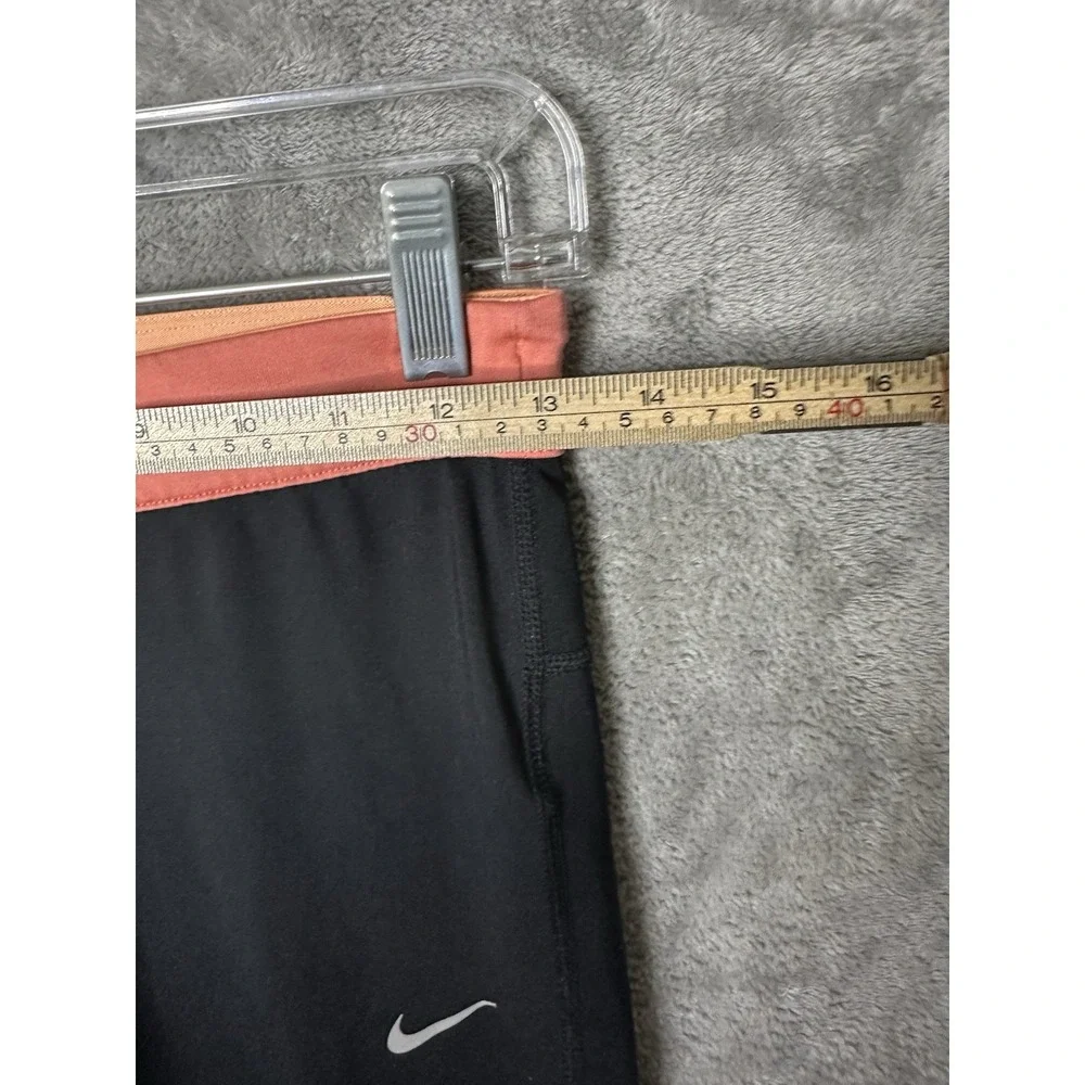 Nike Leggings Women's Small Dri-Fit Logo Athletic Running Skinny Cropped‎